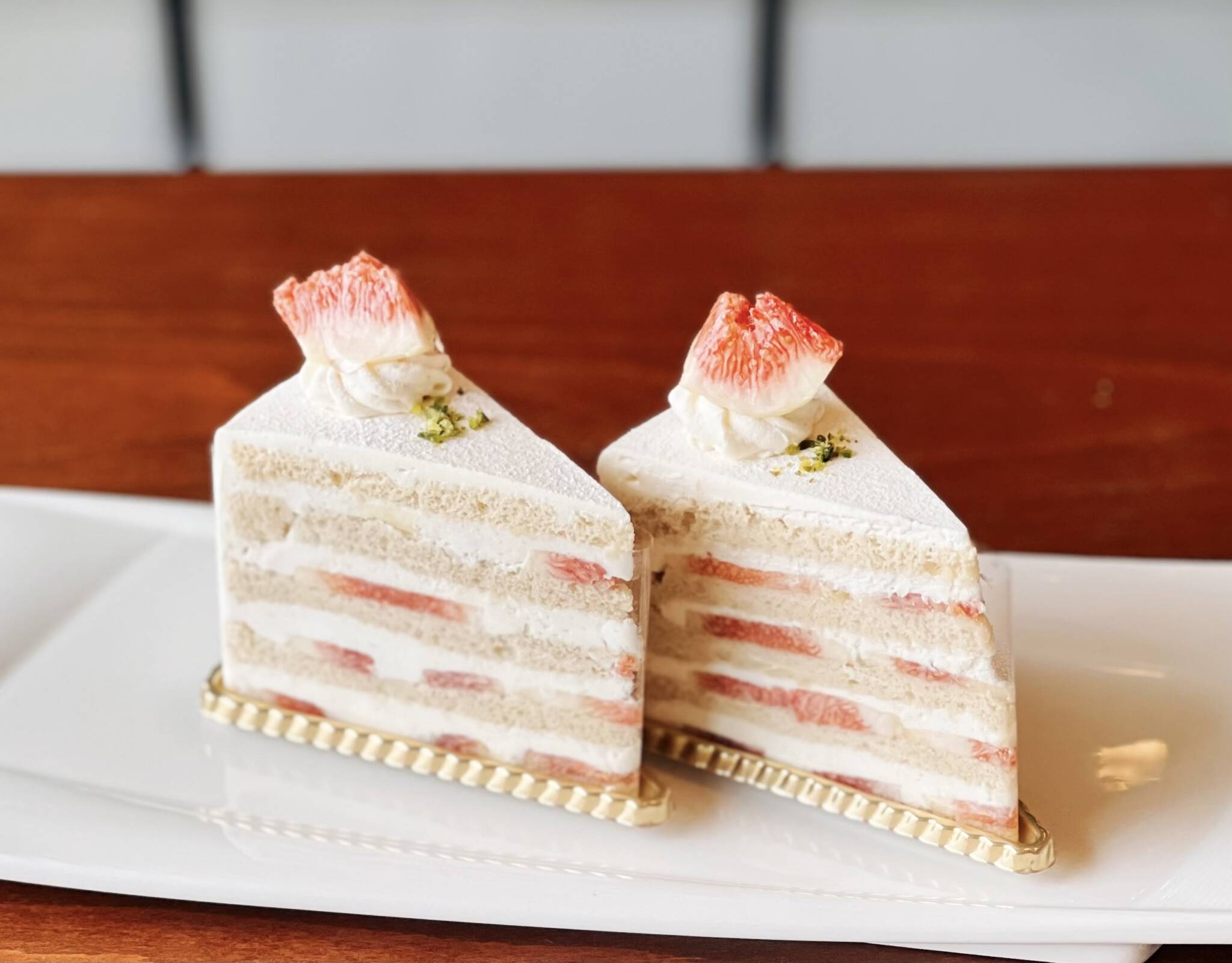 いちじくのショートケーキ