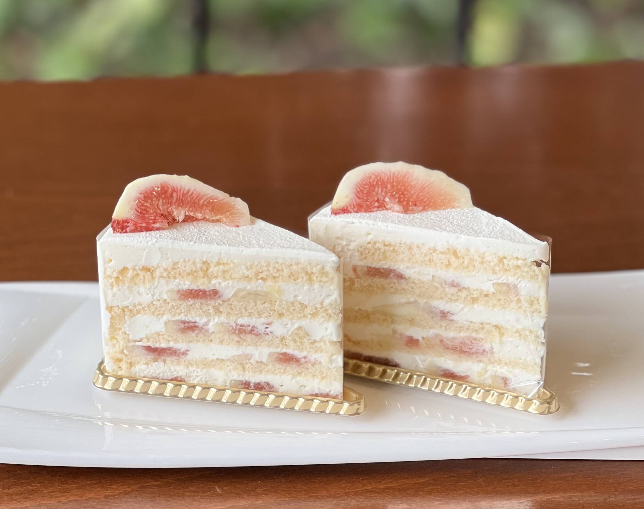 いちじくのショートケーキ